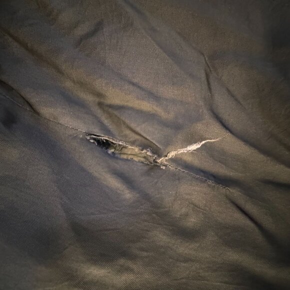 Nino Cerruti Men Wool Cashmere Blend Overcoat 46R Black SOFT Single Breasted VTG - Picture 6 of 7